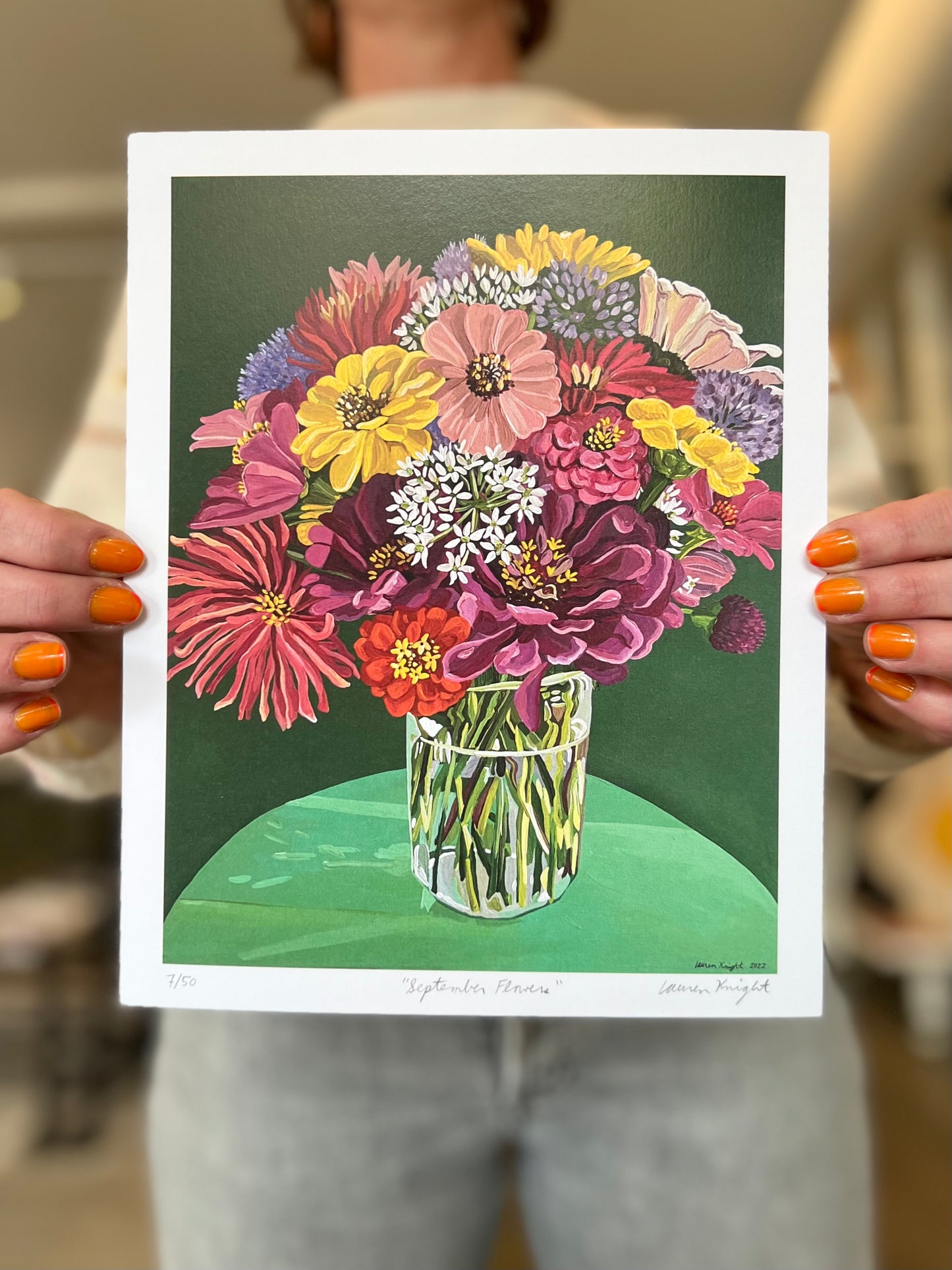 "September Flowers" Fine Art Print