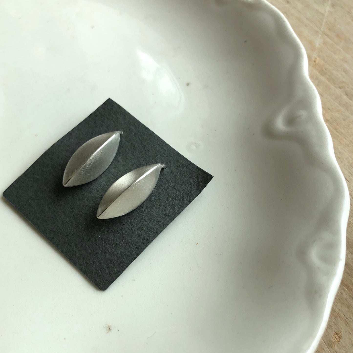 Pod Earrings - Silver