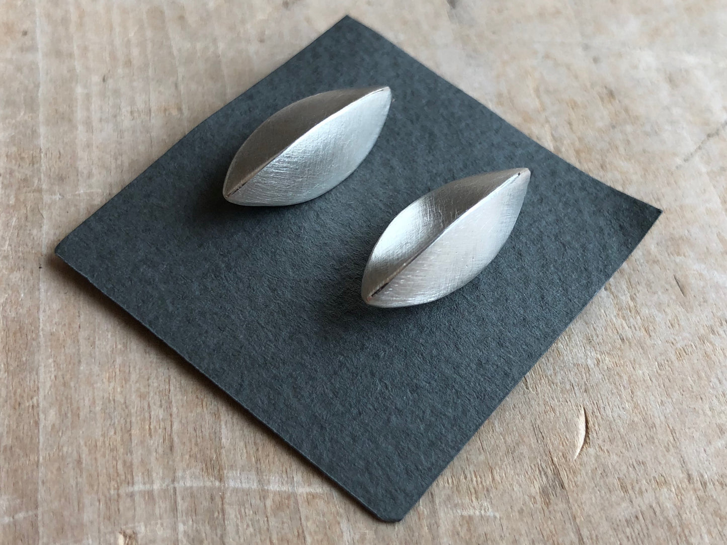 Pod Earrings - Silver