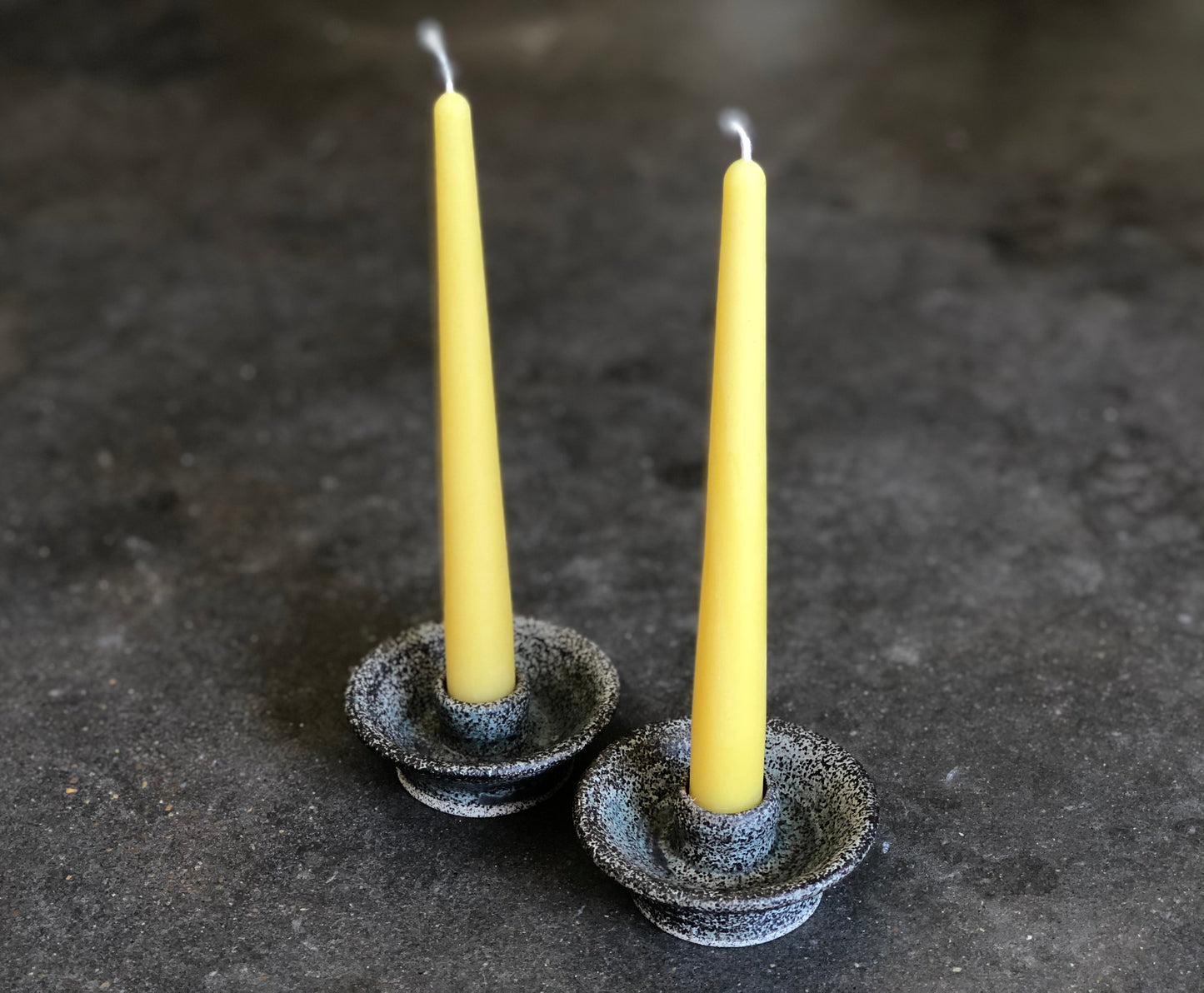 Candle Holders - Green