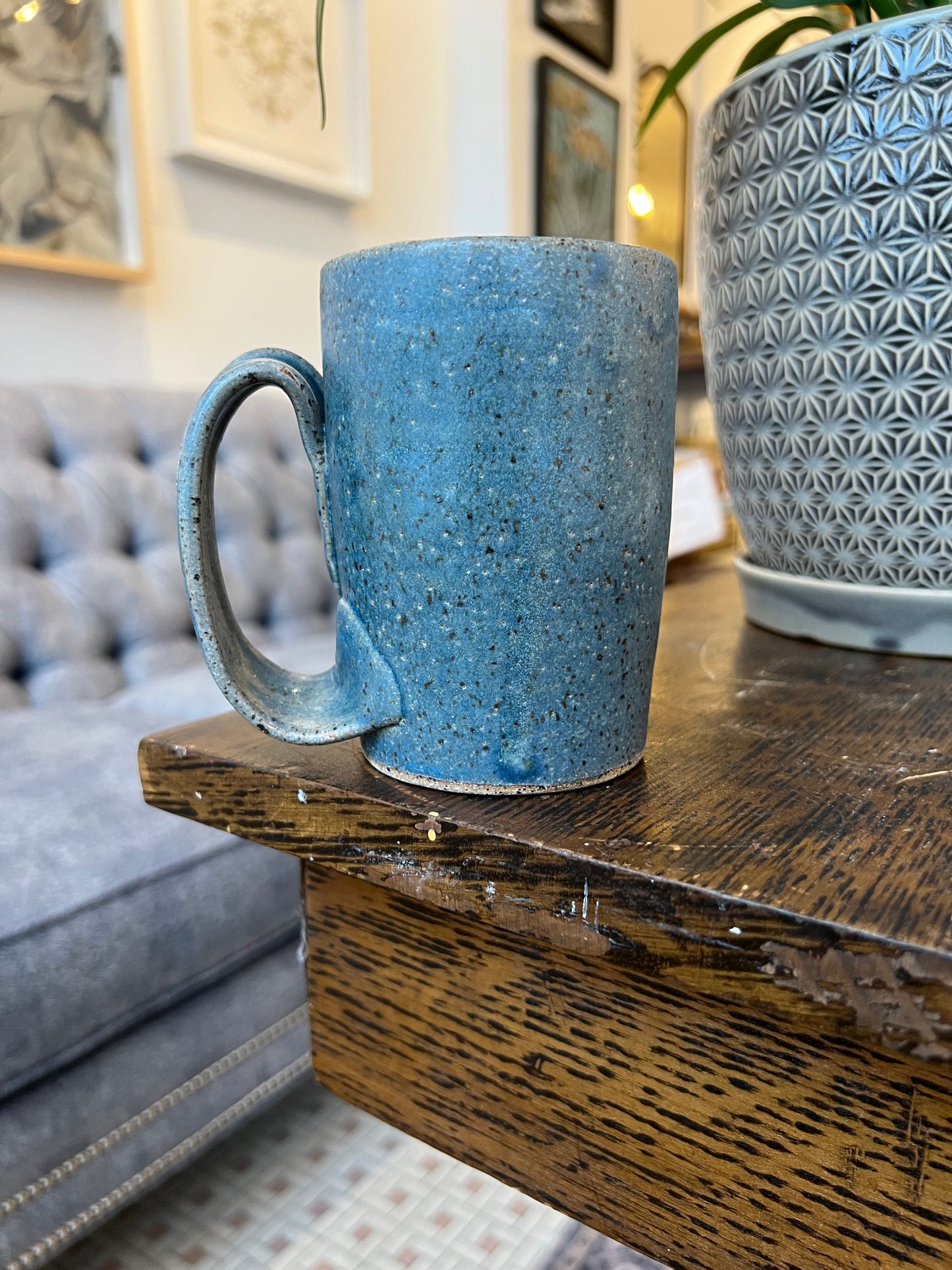Mug with Handle - Blue